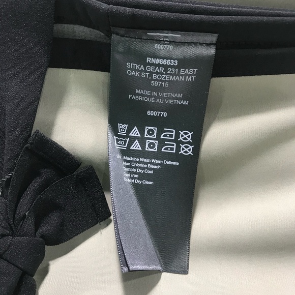 Sitka Windstopper Blanket Oak  Tan & Black - NWT! LAST ONE - Picture 8 of 9